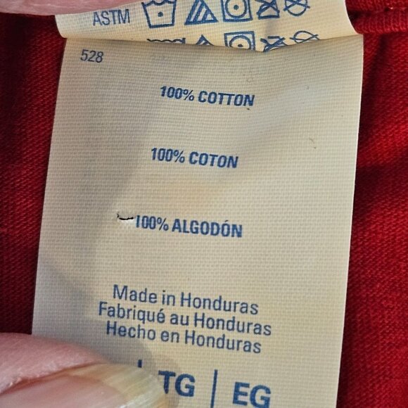 The Dog Father T-Shirt Red Size XL Men's Short Sleeve With Terrier Dog - Picture 7 of 10